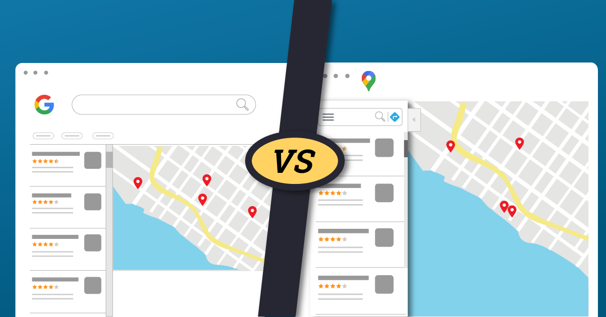 The Local Finder vs. Google Maps: How Different Are They?