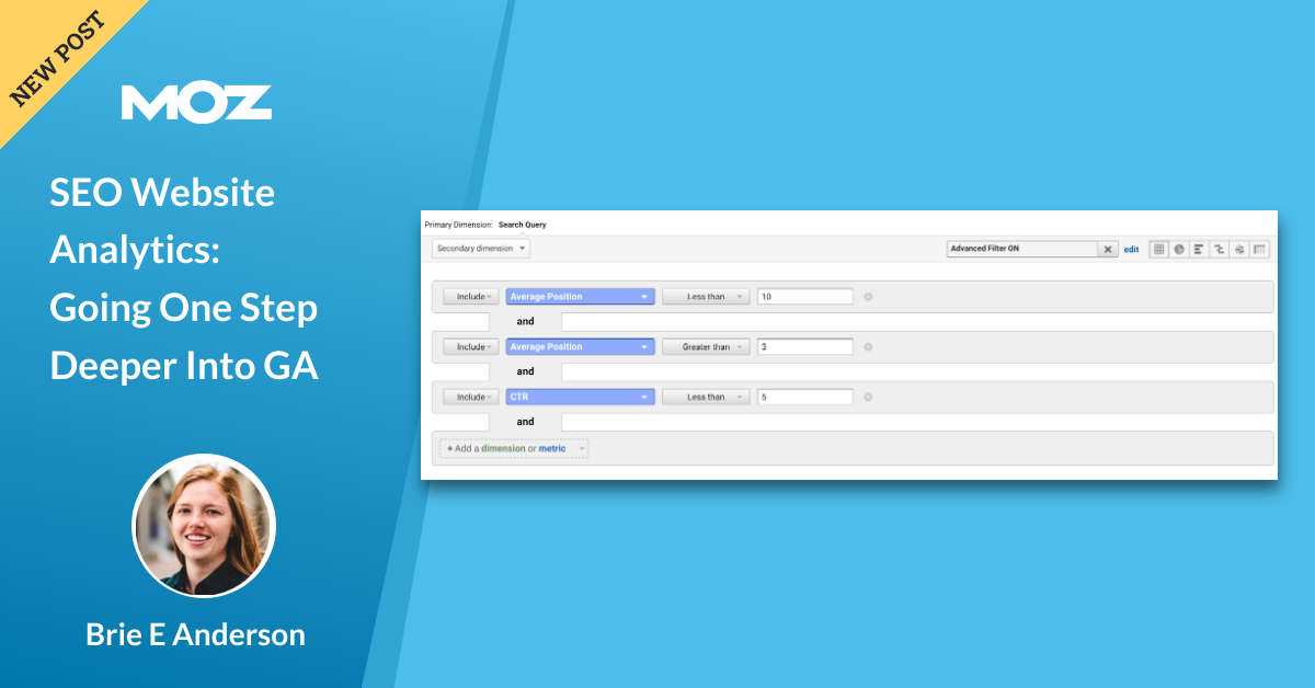 SEO Website Analytics: Going One Step Deeper Into GA