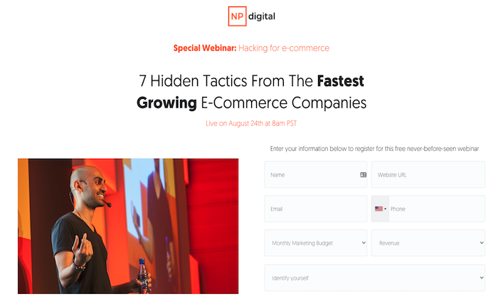 Upcoming Free Webinar: 7 Hidden Tactics From The Fastest Growing E-Commerce Companies